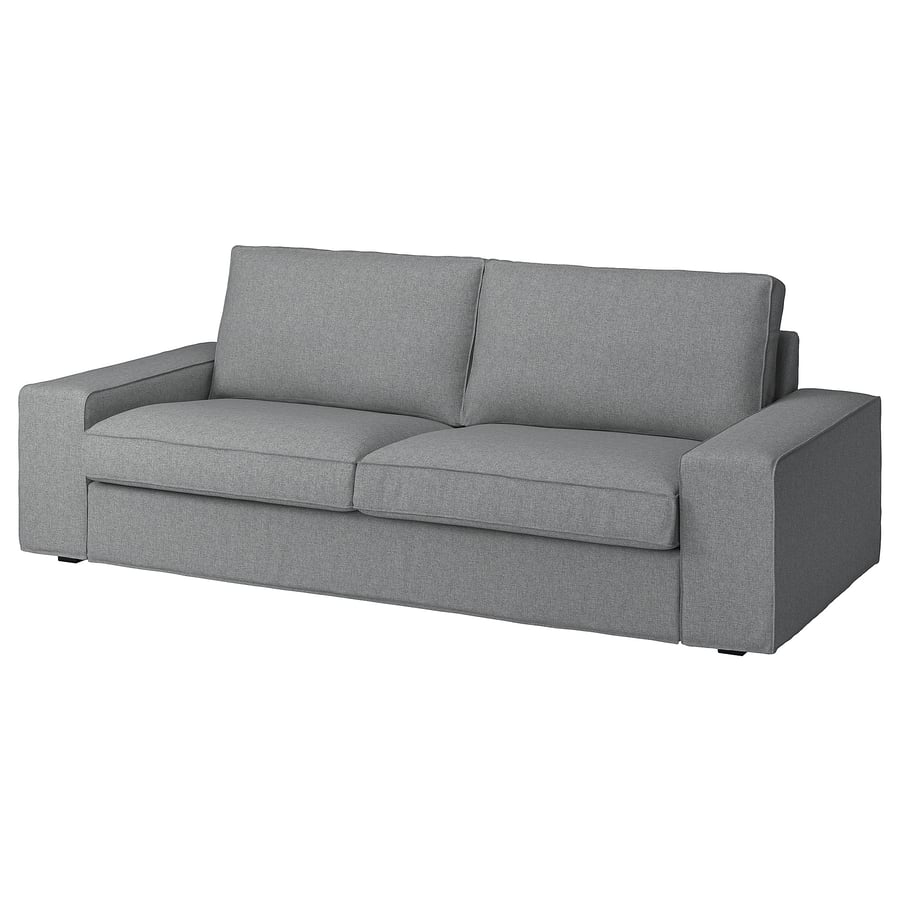 IKEA KIVIK 3-seat sofa in Tibbleby beige and gray
